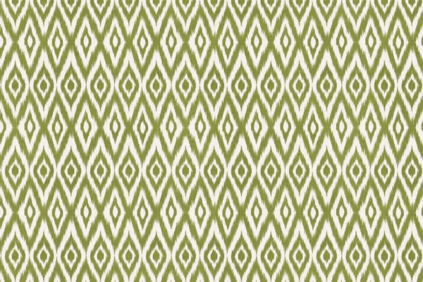 Seamless pattern, green and white diamond shapes, vertical repeating design. Nested diamonds for textured geometric effect. Green and white elements prominently featured.