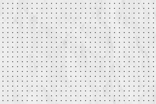 White background, evenly spaced small black dots, subtle hot spot pattern, slightly textured surface, subtle creases and wrinkles.