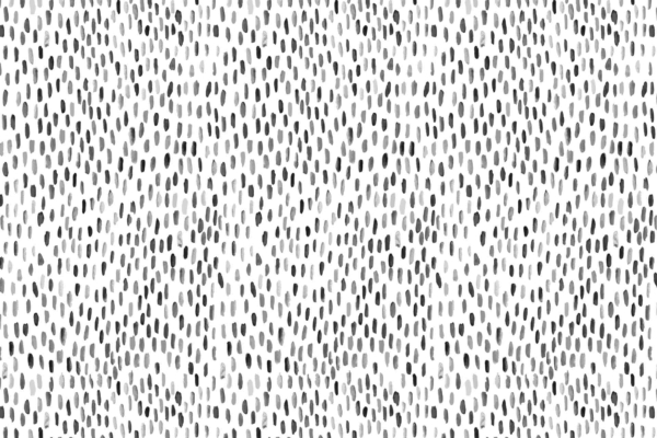 A wallpaper featuring numerous, irregular black dots on a white background. The dots are densely dispersed in a seemingly random pattern, varying slightly in size and shape. This creates a textured, hand-drawn appearance reminiscent of scattered ink or paint splatters across the entire image. Key elements: black dots, white background, irregular shapes, dense arrangement. Colors: Black and white.