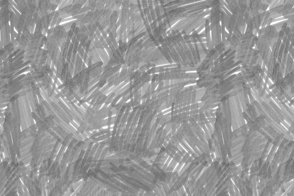 An abstract masterpiece in grayscale wallpaper showcasing intersecting brush strokes and scribbles. The textured, layered appearance spans the entire canvas. Varying shades of gray create a dynamic, complex visual effect perfect for modern and minimalist decor. Key elements include brush strokes, scribbles, texture, layers, and shades of gray.