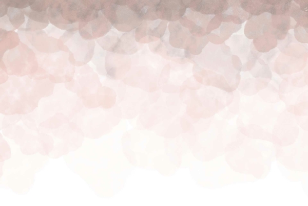 Dreamy watercolor wallpaper with overlapping pale pink and white hues. Tranquil, airy effect. Intensifying Petal Power towards the top, fading to white at the bottom. Seamlessly blended colors for a soft look.