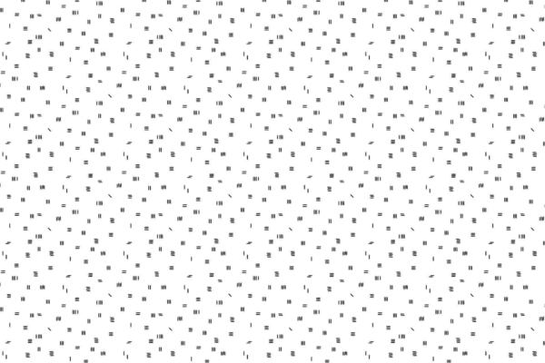 White background wallpaper with simple, repetitive pattern:
- Black abstract shapes
- Lines, dashes, and dots
- Evenly distributed throughout
