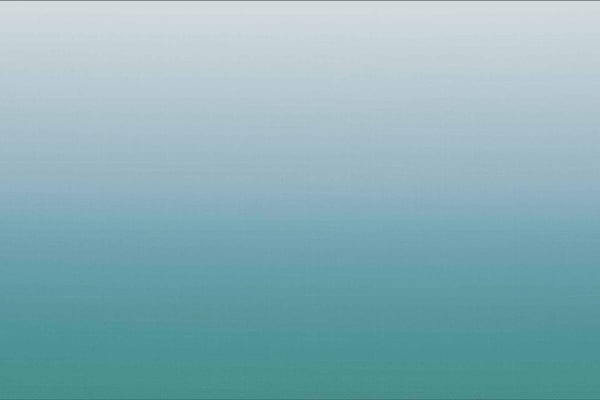 A calming ombre wallpaper featuring a gradient transitioning from light gray at the top to soothing teal with a hint of blue at the bottom. Key elements: light gray, soothing teal, hint of blue, ombre background.