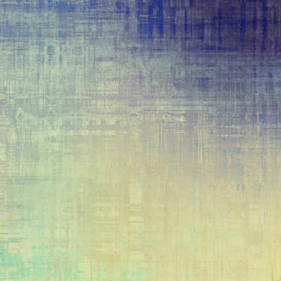 Abstract image: textured, grunge-like appearance. Colors transition from deep blue at the top to a lighter blue and pale yellow near the bottom, creating a moody gradient effect. Texture resembles a weathered, distressed surface with visible brush strokes, expressing raw emotion. Keywords: abstract wallpaper, textured background, grunge design, deep blue gradient, light blue tones, pale yellow accents, distressed texture.