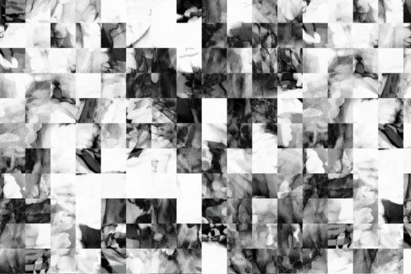 Sure, here is a concise description focusing on the wallpaper:
A mosaic-like abstract image featuring various grayscale squares with distinct textures and shading. The pattern is chaotic yet intricately detailed, combining dark, light, and medium gray tones throughout. Elements of mystery as if the squares know something hidden.
Key elements: mosaic-like abstract image, grayscale squares, different textures and shading, chaotic pattern, intricate details.
Colors: Dark gray, light gray, medium gray.