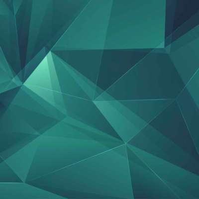 Discover an abstract geometric background characterized by a paradigm shift, featuring a complex pattern of overlapping and interconnected translucent polygons in varying shades of green and blue. The facets form a 3D effect, creating depth and an illusion of light and shadow. Key elements include faceted patterns, overlapping polygons, translucent textures, 3D effects, depth perception, light illusion, shadows interplay in shades of green and blue. Perfect for adding modern sophistication to any backdrop or wallpaper context.