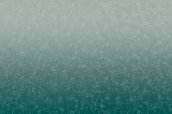 Elegant wallpaper features a gradient background smoothly transitioning from light gray at the top to deep teal at the bottom. A subtle floral pattern overlays the gradient, enhancing its sophisticated and tranquil appearance. Elements include: elegant, gradient background, light gray, deep teal, subtle floral pattern.