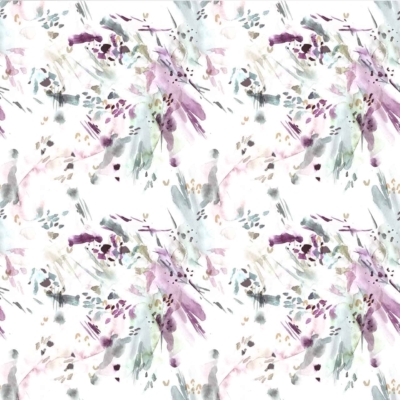 Abstract watercolor wallpaper with a repeating pattern in soft pastel hues. Features shades of lavender, mint green, and beige blending seamlessly. Delicate floral and brushstroke design for a light, airy, and elegant look—embodying the essence of being wild at heart.