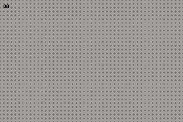 Hexagonal pattern, uniform grid, honeycomb-like, grey background.