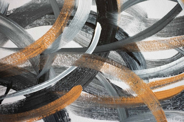 A stunning abstract wallpaper featuring a dynamic arrangement of broad, sweeping brushstrokes in shades of gray, black, white, and earthy brown. Overlapping arcs create a sense of motion and depth against a light background. This intricate design invites viewers to get lost in its layered complexities.
Key elements: dynamic brushstrokes, shades of gray, black accents, white highlights, earthy brown tones.