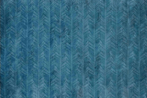 A textured background featuring a repeating herringbone pattern in various shades of blue and olive. The design consists of V-shaped weaving lines, resembling a thatched fabric, creating a visually dynamic and intricate appearance. Key elements: textured background, herringbone pattern, shades of blue and olive, V-shaped lines, intricately detailed.