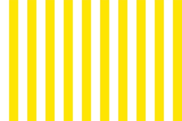 Patterned wallpaper featuring vertical stripes alternating between white and bright yellow. The pattern displays the stripes covering the entire image with yellow stripes slightly wider than the white ones. Elements: evenly spaced vertical stripes, bright yellow color, white color.