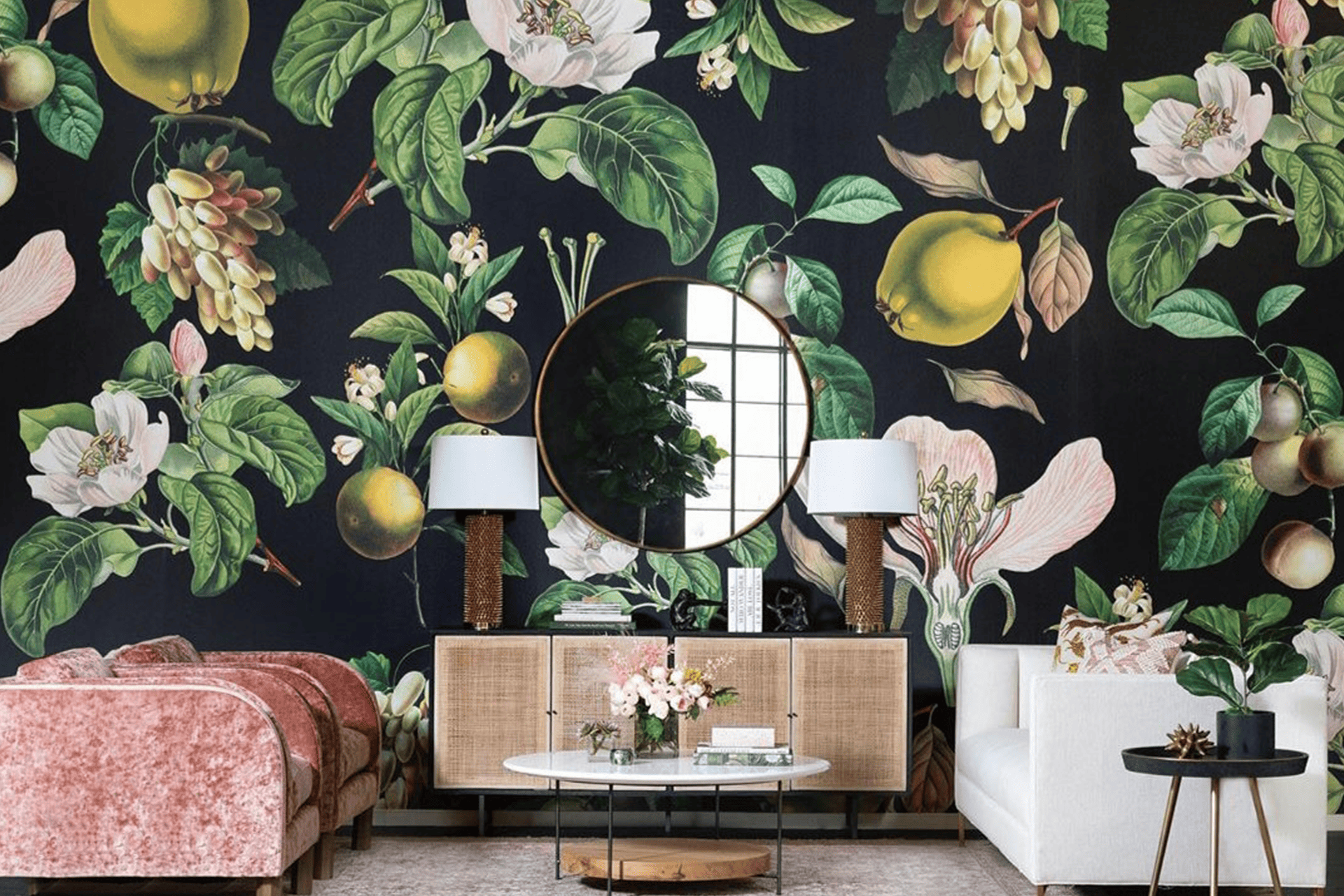 Living Room - After the Rain Staircase - Koi Commute by Cara Saven Wall Design