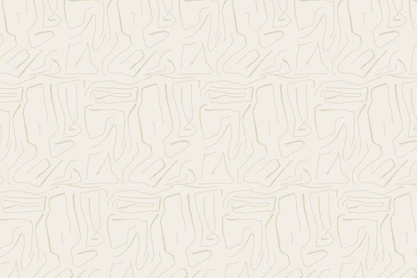 Seamless abstract pattern, irregular organic line shapes, light beige tone, cream-colored background, subtle variations in line thickness, textured appearance. Elements: lines, texture. Colors: light beige, cream.