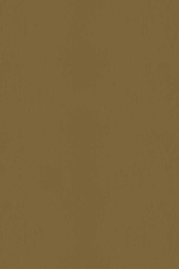 A flat, solid texture wallpaper in a dull olive-brown color. The surface is uniform, lacking any patterns or features. Key elements: flat texture, solid color, dull olive-brown, uniform appearance.