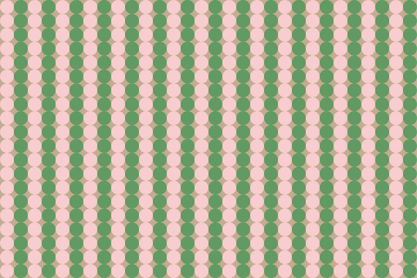 Wallpaper Design:
- Background Color: Light Orange
- Primary Pattern Elements: Circles
- Circle Colors: Alternating Green and Pink
- Layout: Evenly Spaced Grid
Visual Inspiration:
- Reminiscent of James Bond film title sequences.