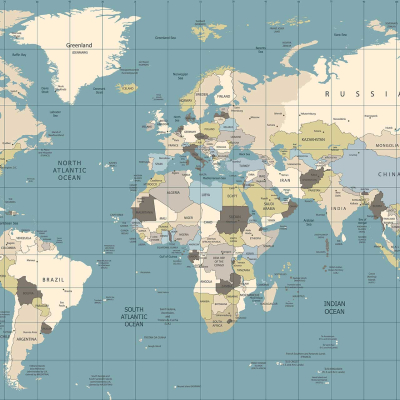 **Wallpaper Description:**
- **Background Color:** Light Blue
- **Continents Labeled:**
- North America
- South America
- Europe
- Africa
- Asia
- Australia
- **Major Countries Highlighted** (in distinct colors):
- United States (Green)
- Canada (Blue)
- Brazil (Yellow)
- Russia (Red)
- China (Orange)
- **Australia**: Represented in Purple
- **Major Bodies of Water Colored:**
Major Oceans:
* Pacific Ocean (Light Blue with White labels),
* Atlantic Ocean (Dark Blue with White labels),
* Indian Ocean,
* Arctic Ocean.
By using these elements and colors, the wallpaper is easily searchable.