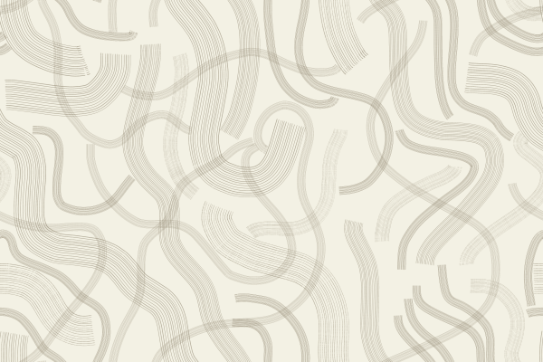 Abstract wallpaper with intertwined, curved lines in various shades of beige and light brown, with hints of pink on a cream background. The lines vary in thickness, forming a flowing, organic design across the entire surface.