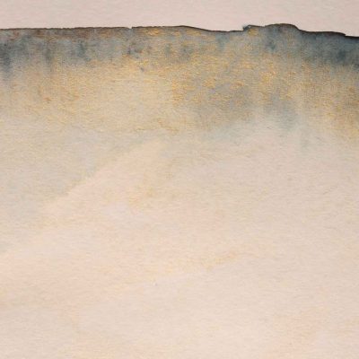 Abstract watercolor painting features soft, muted tones of beige and gray, creating a harmonious blend reminiscent of a peaceful color congress. The wallpaper showcases a gradient along the top edge with darker shades to enhance depth and texture. Transitions between colors are smooth and fluid, highlighting the seamless flow of hues throughout. Beige, gray, gradient, depth, texture, harmony.