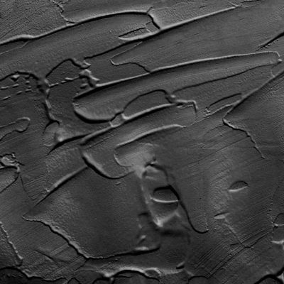 Textured black wallpaper with abstract, irregular patterns; brush strokes and grooves; artist's canvas style; rugged dynamic effect. Elements: black, gray hues, textured surface, irregular lines.