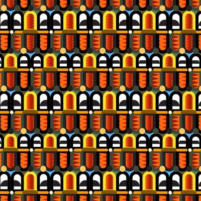 **Pattern Description:**  
- **Rows:** Alternating sushi rolls and nigiri.  
- **Sushi Rolls:** Black seaweed with orange fish topping.  
- **Nigiri:** Topped with shrimp and fish.  
- **Background Color:** Muted shade, simple design.

**Highlighted Elements & Colors for Search:**
1. Sushi Rolls
2. Nigiri
3. Black Seaweed
4. Orange Fish
5. Shrimp Topping
6. Muted Background

These elements and colors can help in searching for a similar wallpaper pattern efficiently.